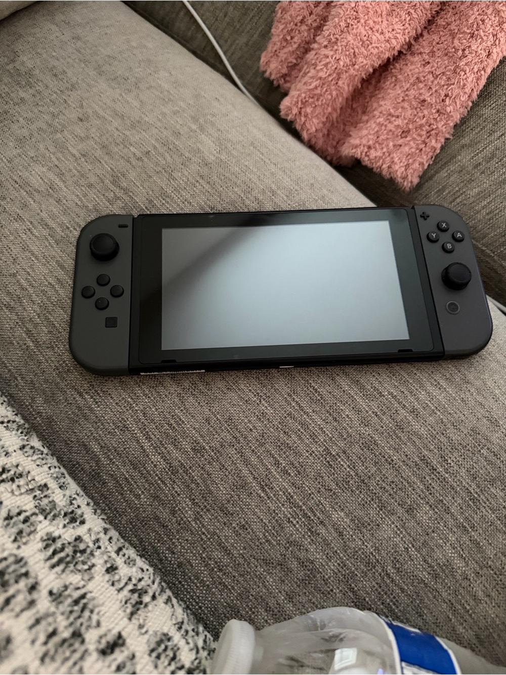Nintendo Switch Handheld Console - Charcoal Gray Joy-Con